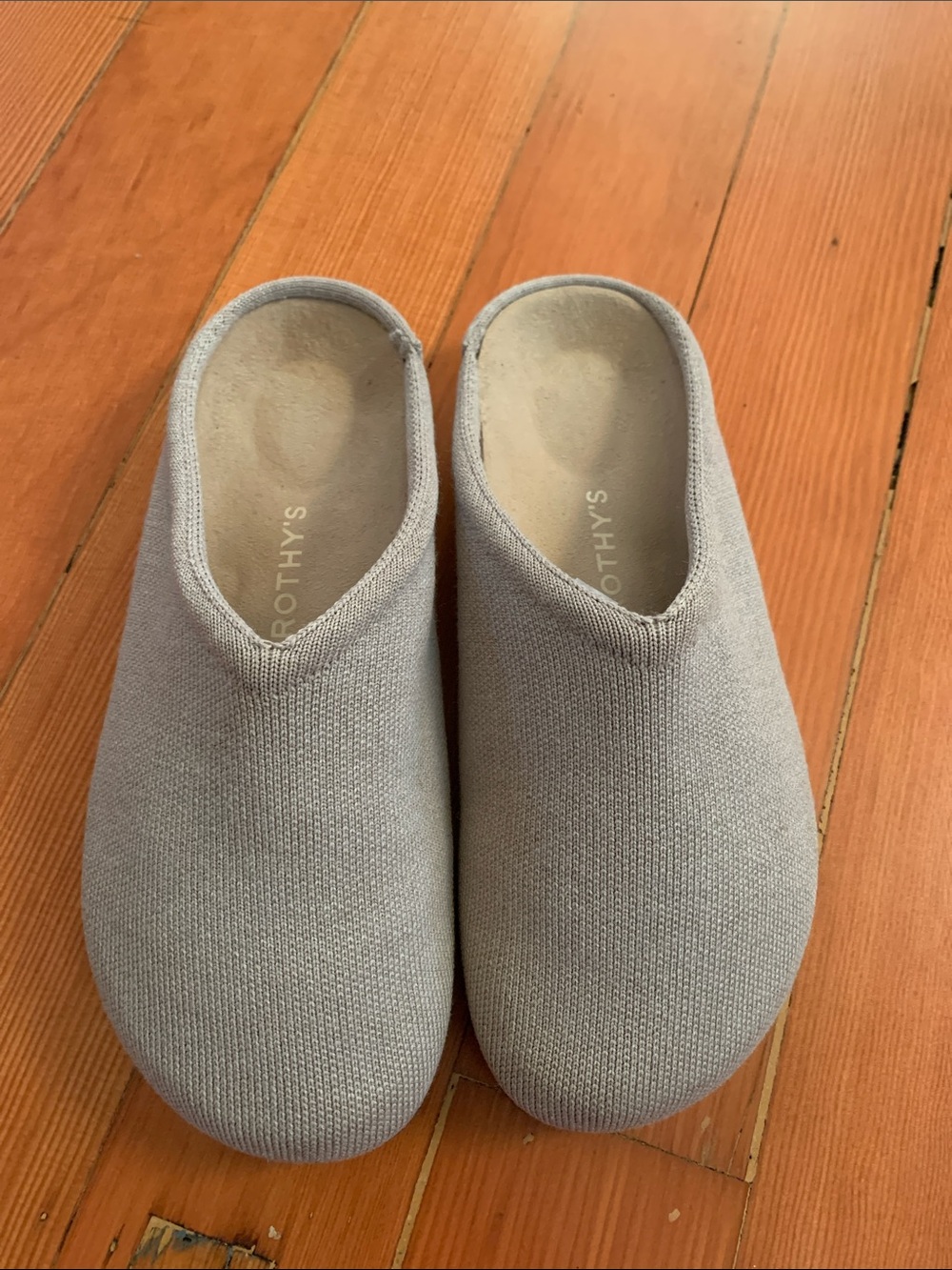 Rothy's Women’s 8 Wool Casual Clogs in Dove Sz 8 EUC - Picture 1 of 4